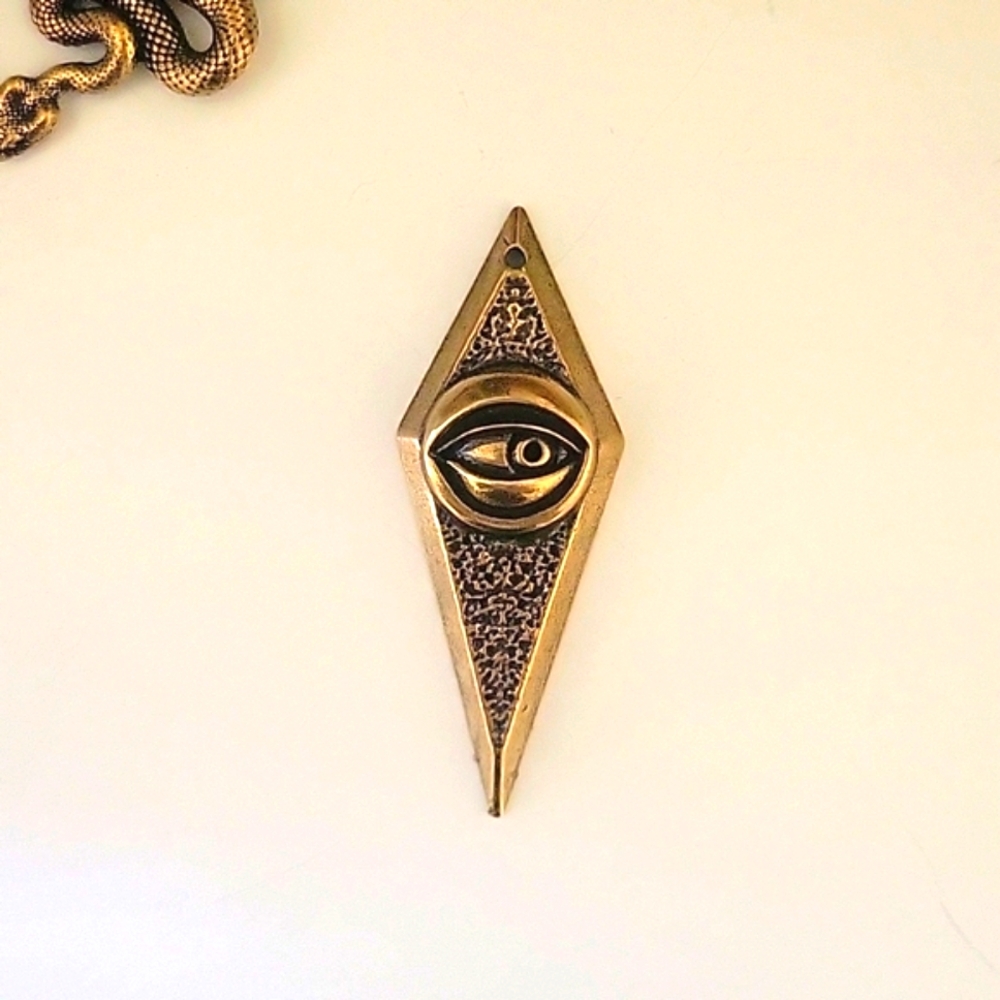 Brass Devil's Eye Funky Home Decor Oddity